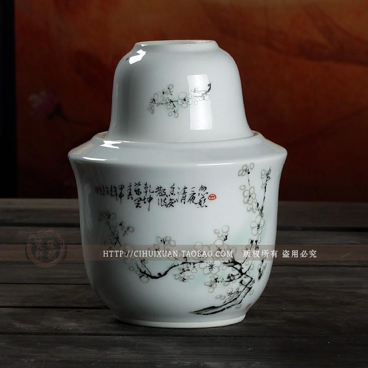 Wine temperature hot hip household jingdezhen ceramic Chinese antique Wine package rice Wine liquor cup of hot temperature Wine pot