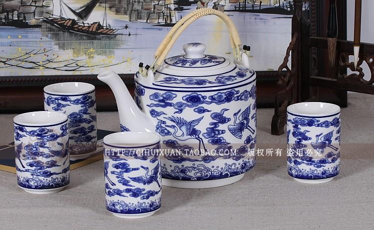 Jingdezhen ceramic cups ipads China porcelain ceramic cups cold teapot form a complete set of tea cups