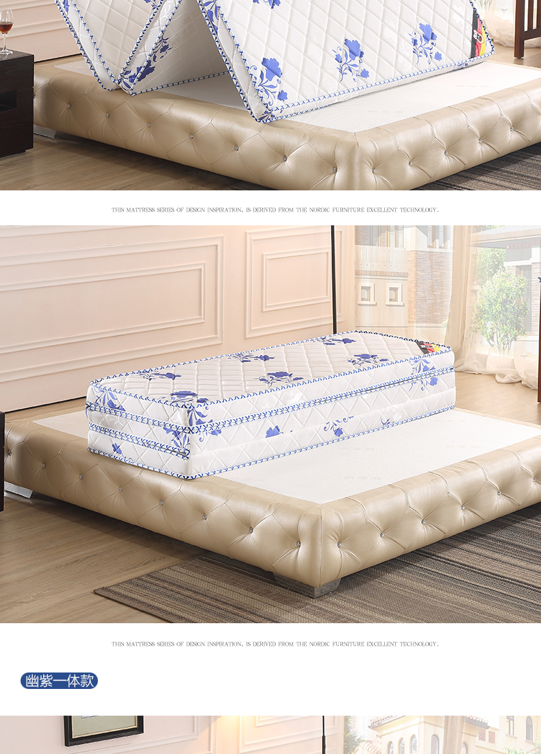 Landes xơ dừa nệm 1,5m / 1.8 bãi mủ rửa mat gấp Giấc mơ chiều dừa tự nhiên Simmons cứng và mềm - Nệm nệm em bé