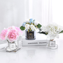 Home living room Nordic fake flower ornaments hipster simulation flower decoration table floral plastic flower potted decoration
