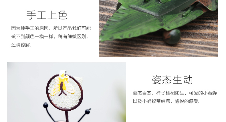 Sáng tạo phòng ngủ dễ thương văn phòng đồ trang trí nhỏ dễ thương rèn sắt trang trí nhà cá tính dcor phòng ngủ vintage