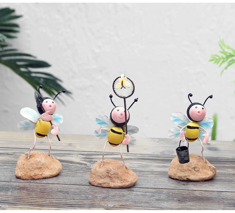 Sáng tạo phòng ngủ dễ thương văn phòng đồ trang trí nhỏ dễ thương rèn sắt trang trí nhà cá tính