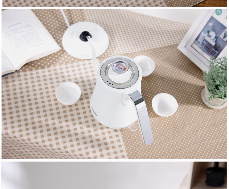 bình siêu tốc điện máy xanh Bargaim dài miệng mini ấm đun nước điện nhỏ ấm đun nước ấm nhỏ dung tích nhỏ ấm điện tự động tắt nguồn 1.0L - ấm đun nước điện ấm siêu tốc