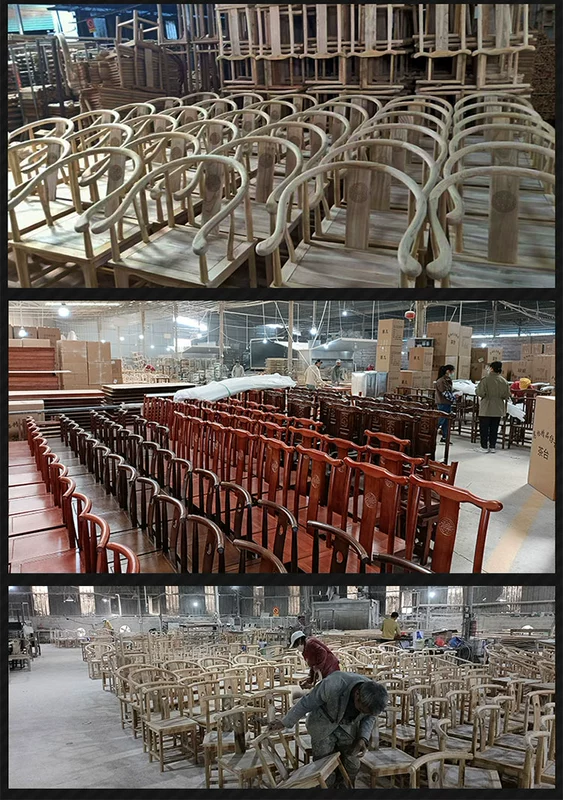 Ghế Viêng Chăn Ghế gỗ nguyên khối Ghế hình tròn Ghế ăn khách sạn Ghế chủ nhà phong cách Trung Quốc Ghế mũ chính thức Ghế sừng
