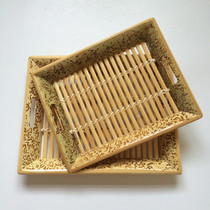 Tea tray Gongfu Tea tray bread tray Snack Containing buns Bread Basket Kitchen Items Tea Set Fruit Tray