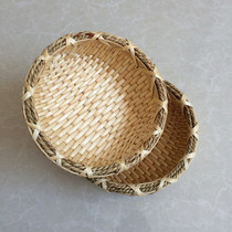 New Pindu Weave Containing Basket Mini-basket Basket Dustpan Specialty Hotel Special Melon sugar disc Kindergarten Children Decoration