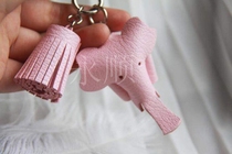 Yongshun laser knife mold custom baby elephant leather pendant tassel wallet cartoon wallet business card holder bookmarks book clip