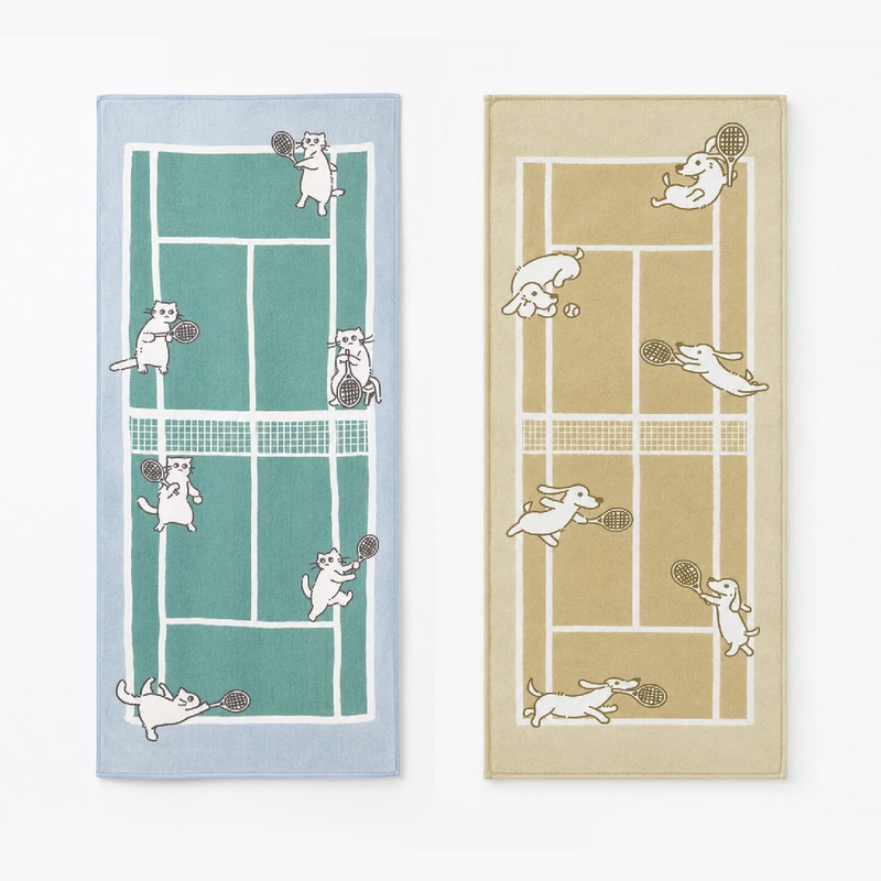 Cute Kittens and Puppies Playing Sports, Quick-Drying Towels for Tennis, Badminton, Pickleball, Fitness, Basketball, Sweat Wiping and Sweat Absorption Cute Kittens and Puppies Playing Sports, Quick-Drying Towels for Tennis, Badminton, Pickleball, Fitness, Basketball, Sweat Wiping and Sweat Absorption