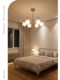 Ring Star Bauhaus Glass Living Room Chandelier Minimalist Light Luxury Glass Ball High-End Living Room Chandelier Eye-Protection Main Light Fixture
