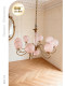 Dige French-Style Vintage Iron Art Glass Living Room Lamp Main Light American-Style Mid-Century Dining Room Chandelier Bedroom Room Lighting Fixtures