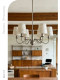 Creative Shell Pendant Light, Light French-Style Fabric Pendant Light, High-End Cream-Style Bedroom, Living Room, Dining Room Pendant Light, Decorative Lighting Fixture