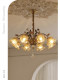 French-Style All-Copper Bedroom Lamp 2026 New Model Romantic Rose French Pastoral Flower Chandelier Vintage High-End Lighting Fixtures