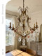 Creative Ceramic Rose Crystal Chandelier for Living Room, Bedroom, Dining Room, Vintage-Style Personalized Dressing Room Decorative Lighting