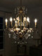 Creative Ceramic Rose Crystal Chandelier for Living Room, Bedroom, Dining Room, Vintage-Style Personalized Dressing Room Decorative Lighting