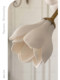 French Retro Ceramic Magnolia Flower Chandelier Creative Flower Bedroom Dining Room Designer Decorative Lighting Fixtures