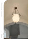 French-Style Vintage All-Copper Glass Dining Room Chandelier, Bar Counter Chandelier, Mid-Century American-Style Bedroom Chandelier, Entryway Hallway Staircase Chandelier