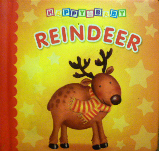 English version of young child plotbook Happy Baby: Reindeer Happy Baby: Reindeer