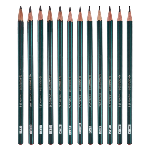 Германия Stabilo Siwa 2b карандаш 282 Детский деревянный студенческий рисунок карандаш нелегко сломать