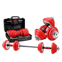 Solid Iron Metal Non-Rust Electroplated Dumbbells for Men's Fitness Home Use, Adjustable Weight Pure Steel Barbells 60kg 50kg Pair