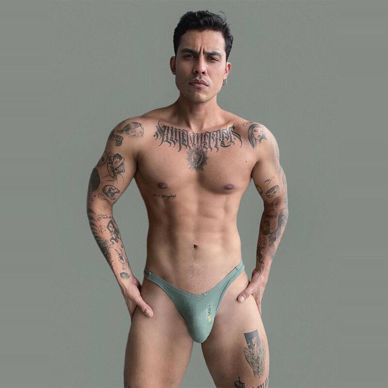 【Giant Root Boyfriend】Item 2 50% off U Highlighted Large Triangle Men's Underwear Modal Big Pouch Sexy Pure Desire