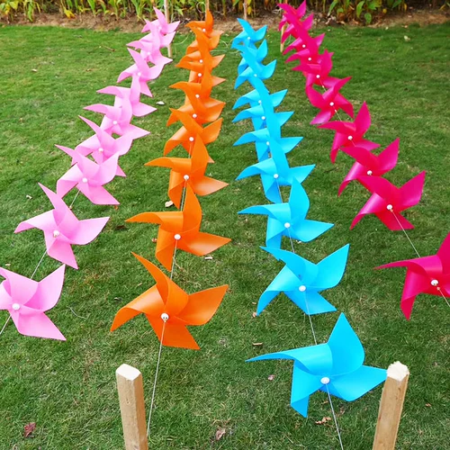 Дорожная крутящаяся разноцветная пластиковая игрушка «Ветерок» для детского сада, делается под заказ