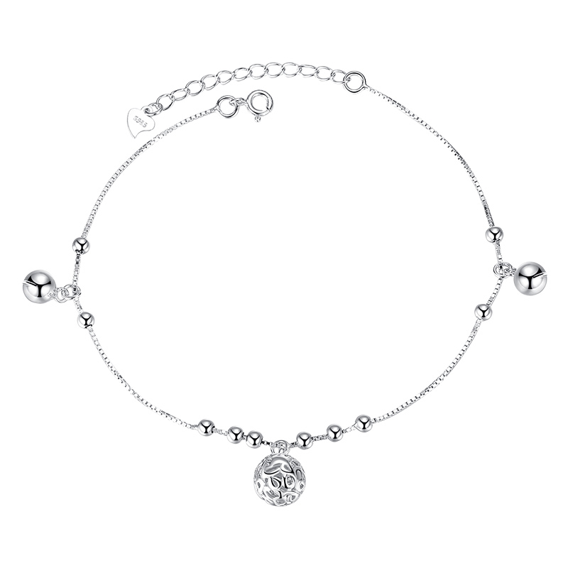 Bracelet de cheville Femme TTMIX en Argenterie - Ref 3103984 Image 5