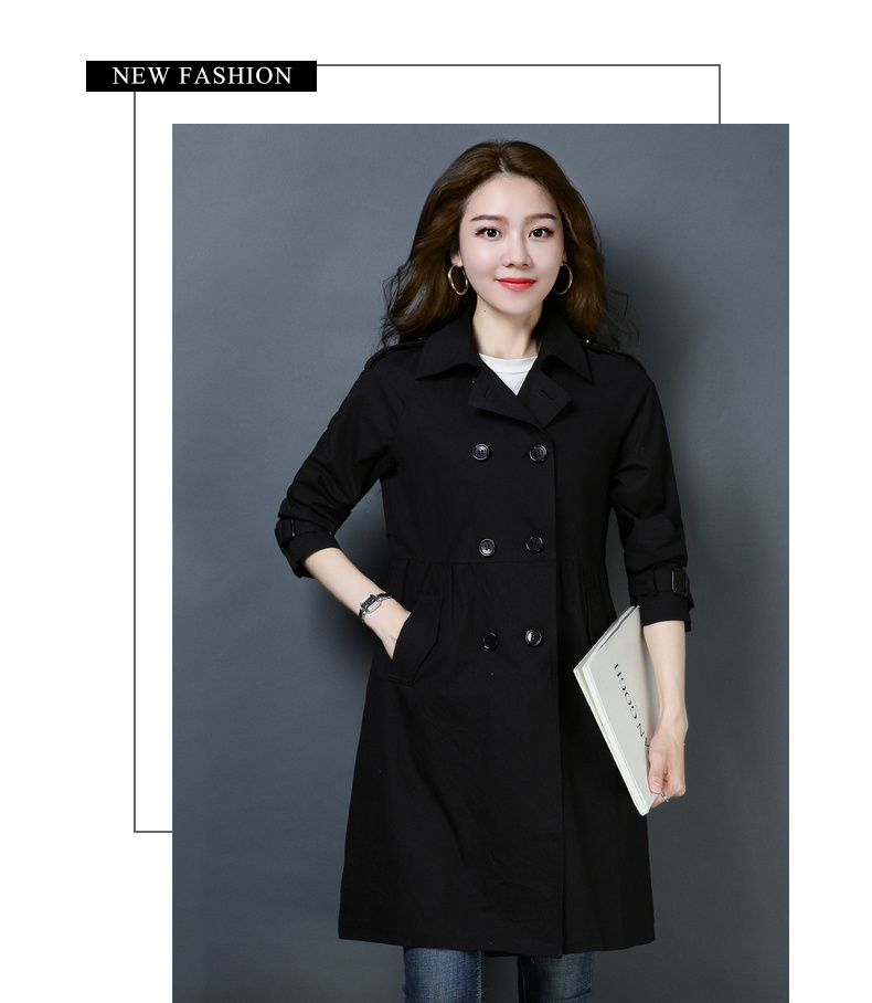 Trench pour femme EUNMSI    en Coton - Ref 3228216 Image 29