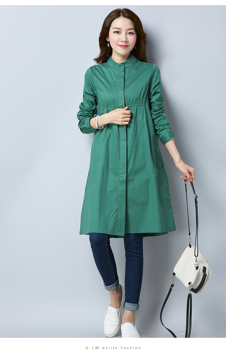 Trench pour femme EUNMSI    en Coton en Coton - Ref 3225761 Image 17