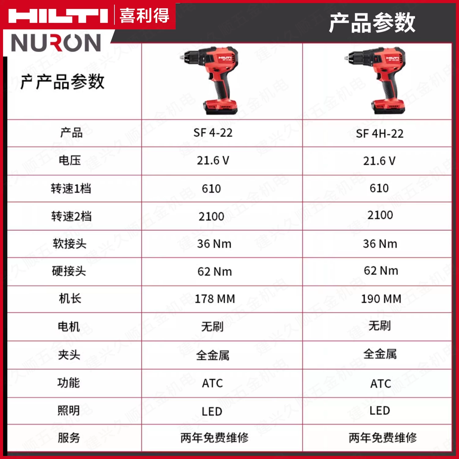 Hilti NURON серия SF 4H-22 литиевый аккумулятор аккумуляторный дрель-шуруповерт