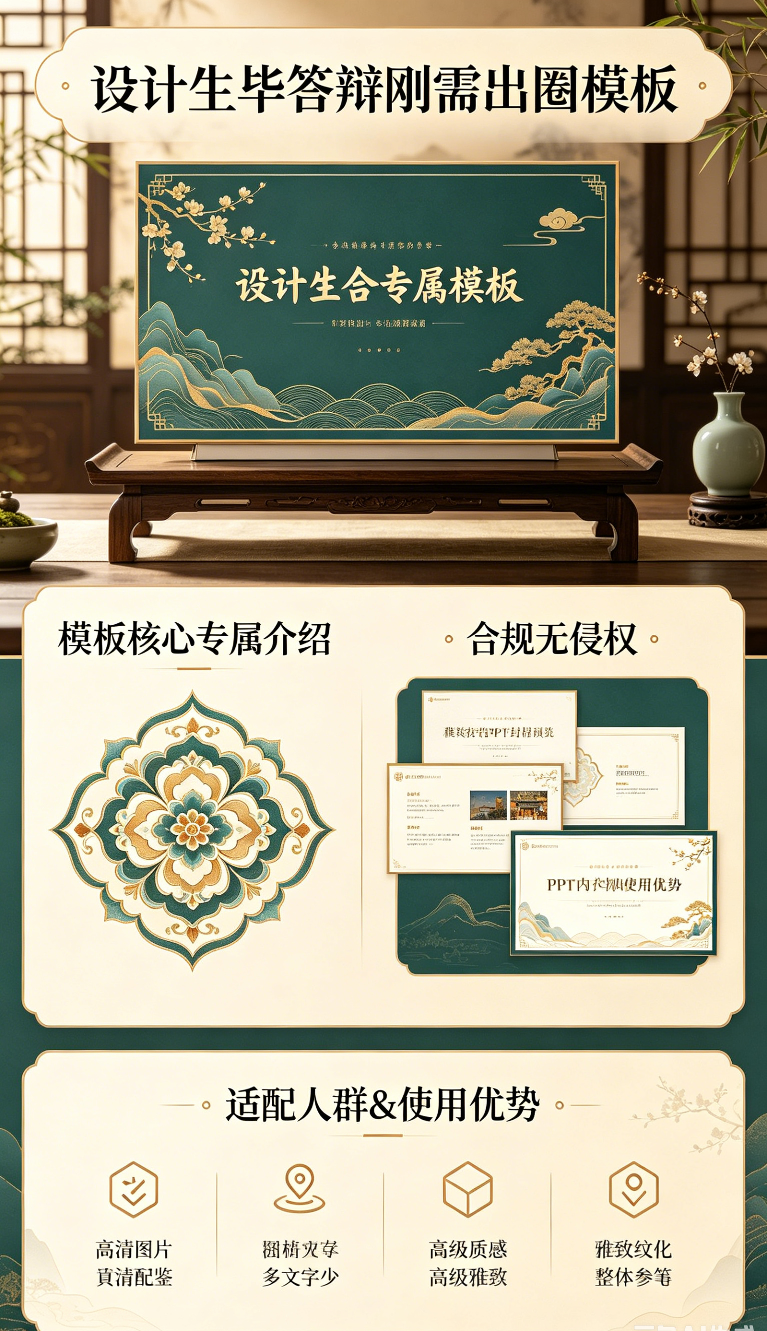 图片[2]-D2115艺术设计毕业答辩PPT模板 高端创意作品展示-简创库网