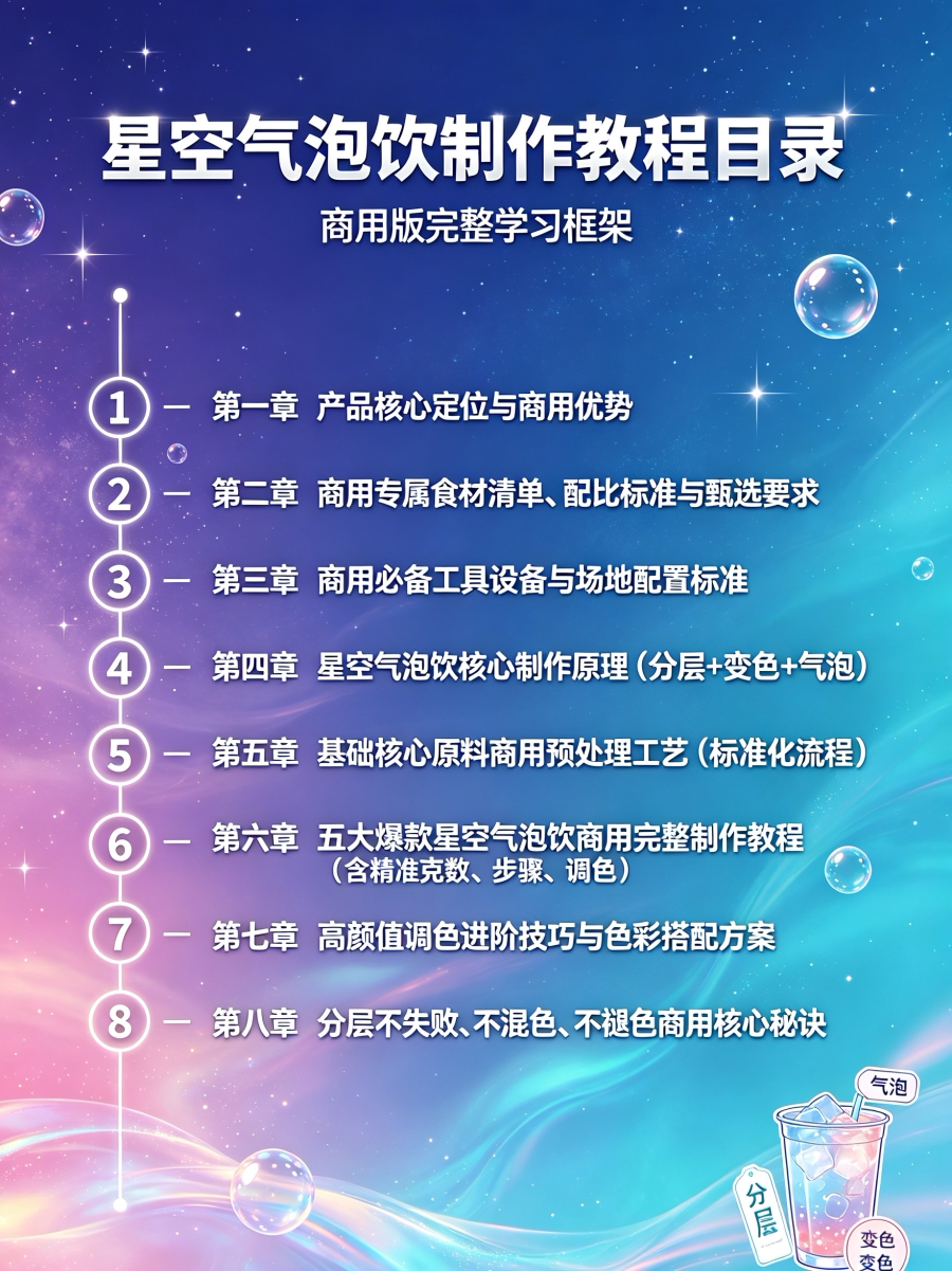 图片[2]-L85962星空气泡饮｜高颜值网红饮品分层调色完整制作教程-简创库网