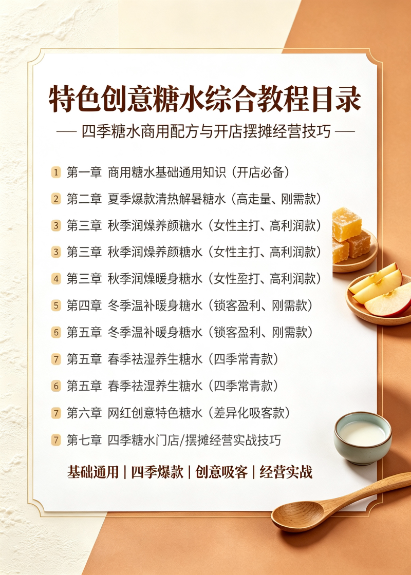 图片[2]-L72665多款特色创意糖水综合教程 商用配方做法四季经营好选择-简创库网