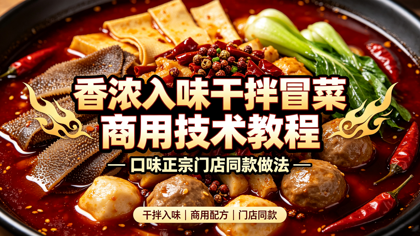 L72658香浓入味干拌冒菜商用技术教程 口味正宗门店同款做法 -简创库网
