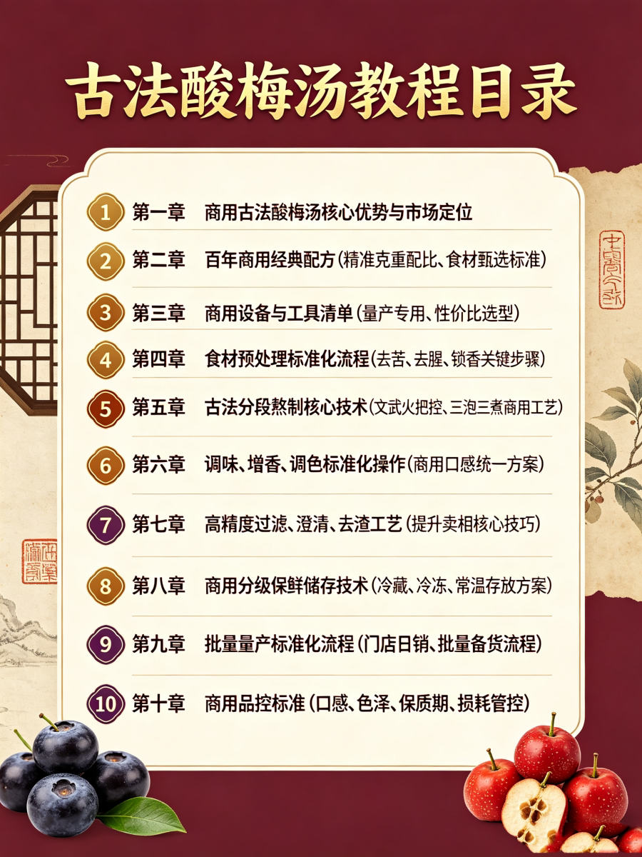 图片[2]-L85952古法酸梅汤｜百年老配方 商用熬制 + 保鲜储存完整技术-简创库网