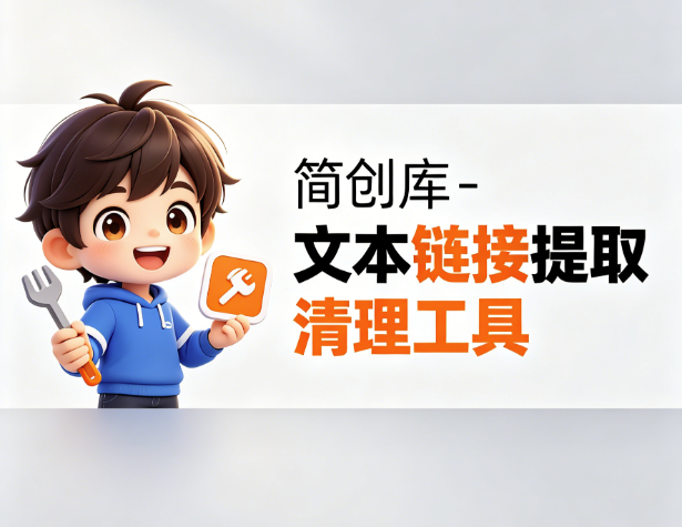 文本链接提取清理工具-简创库，一键提取/删除文章中的所有网址链接-简创库网