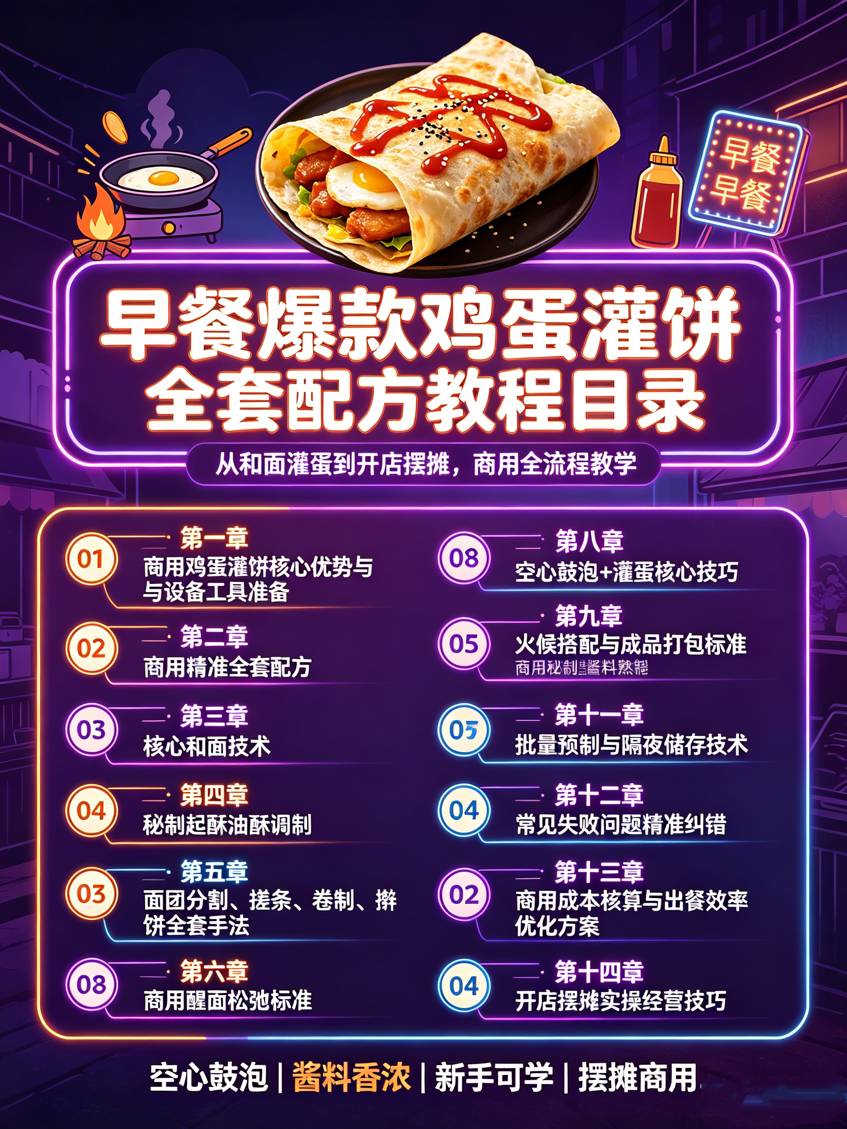 图片[2]-L59870早餐爆款鸡蛋灌饼全套配方教程，和面火候手把手教学，新手也能学会-简创库网