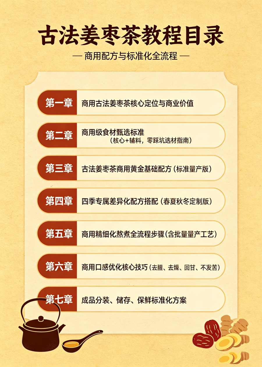 图片[2]-L85967古法姜枣茶｜四季热饮爆款 配方搭配与熬煮技巧-简创库网