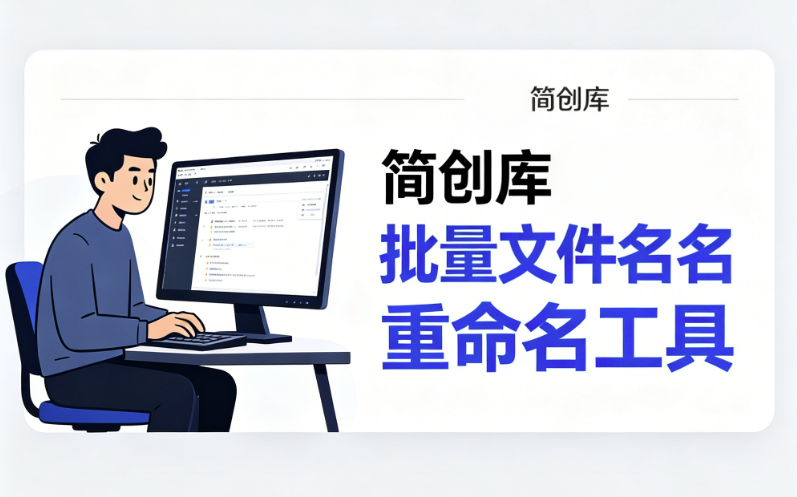 批量文件重命名工具-简创库，告别手动逐个改文件名的繁琐！-简创库网