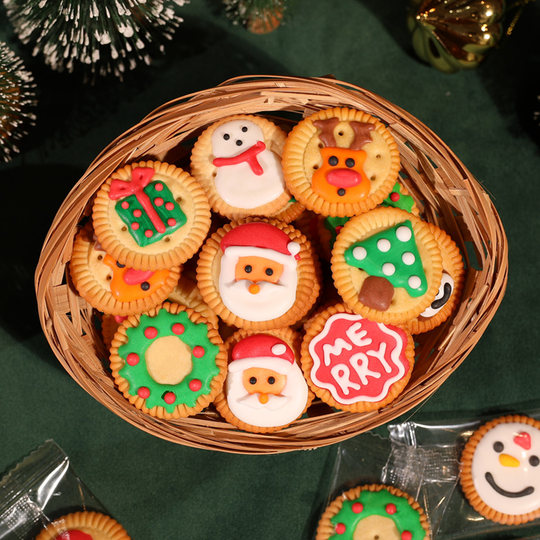 Сахарное печенье, фирменные вкусные и милые рождественские конфеты