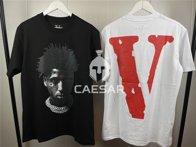 Spot VLONE x NBA YoungBoy joint portrait Reapers Child big V short sleeve TEE