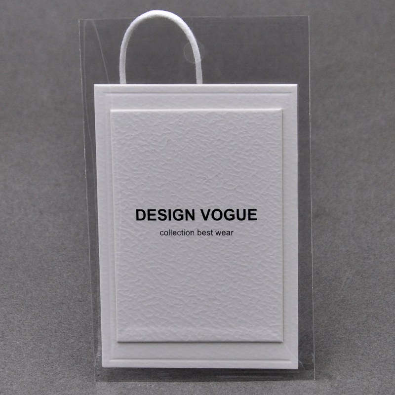 Suspension set for upscale dress hangtag booking as thickened rugged hanging card printed trademark Home Textile hoists booking system