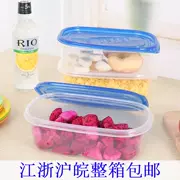 1000ml hình chữ nhật dùng một lần hộp ăn trưa hộp đóng gói hộp thức ăn nhanh và hộp tươi nghìn lớp hộp bánh sushi hộp - Hộp cơm điện sưởi ấm