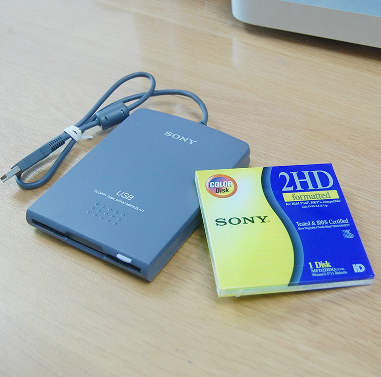 SONY original USB external floppy drive FDD 3 5 inch 1 44m SONY disk drive floppy disk card reader
