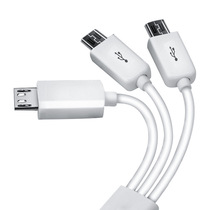 3 Android data cables one drag and three charging cables dual Android multi-function head smartphone universal 3A flash charge