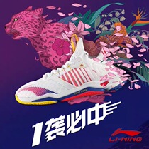 2021 New Li Ning badminton shoes raid IV4 generation professional badminton shoes shock breathable non-slip men and women models