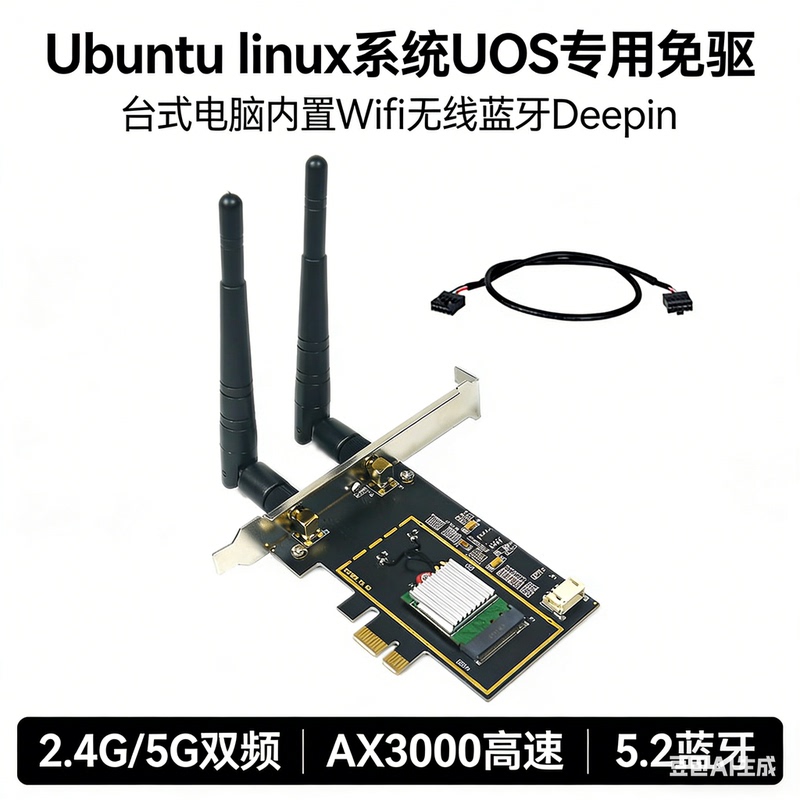 Ubuntu Linux System Uos Dedicated Driver-Free Desktop Computer with Built-In Wifi Wireless Bluetooth Deepin