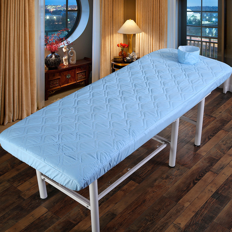 Beauty salon giường giường nệm pad doanh nghiệp khăn trải giường tấm dày giường bông tấm vải liệm bảo vệ che bụi - Trang bị Covers ga chun trải giường	