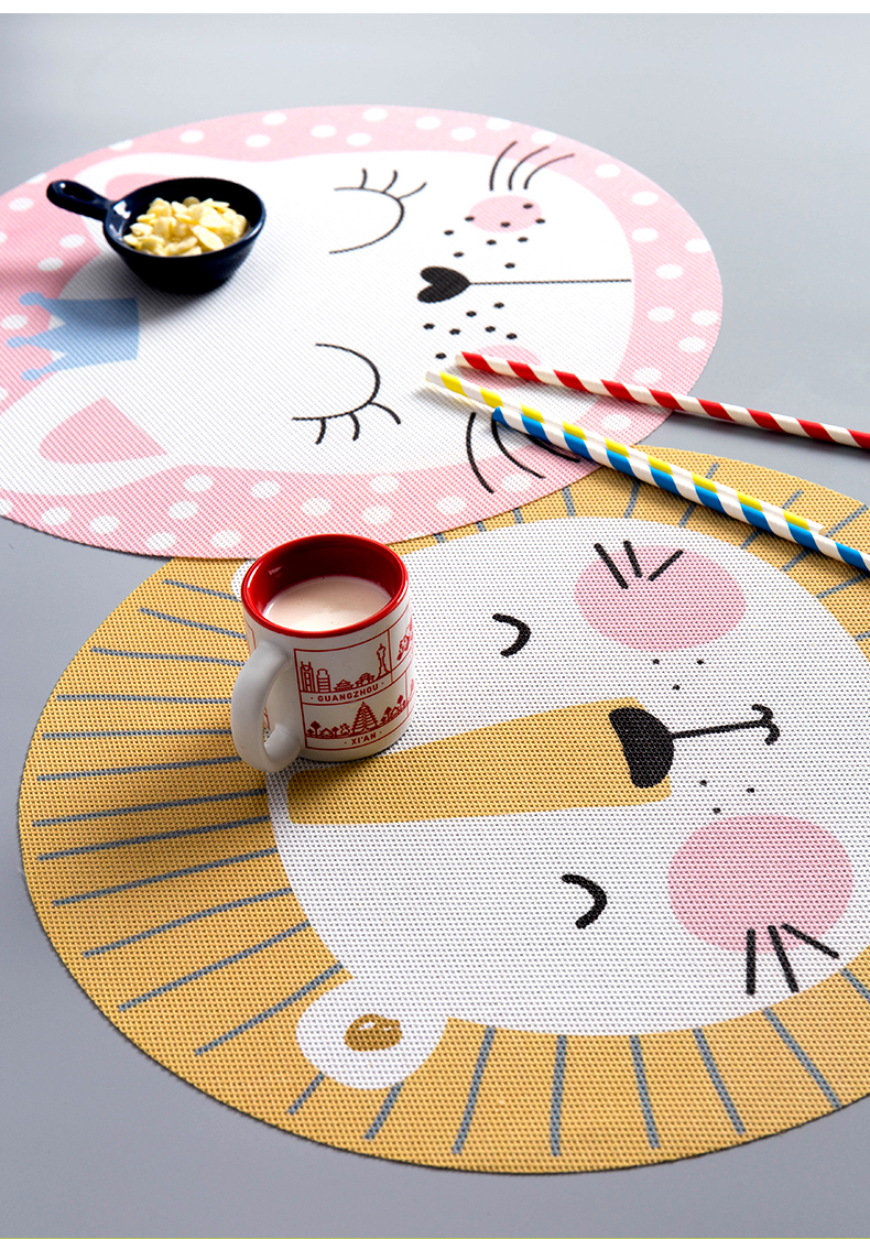 Trẻ em placemat cách nhiệt pad nhà bảng mat bếp nồi mat không thấm nước bát mat Tây bảng mat chịu nhiệt - Khăn trải bàn khăn trải bàn tròn tiệc cưới