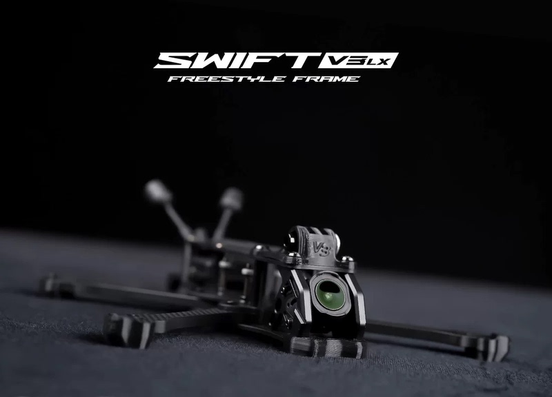 Black Crow Bcrow Swift V3-Lx 5inch Flight Frame (Compatible with Dji-O4Pro)