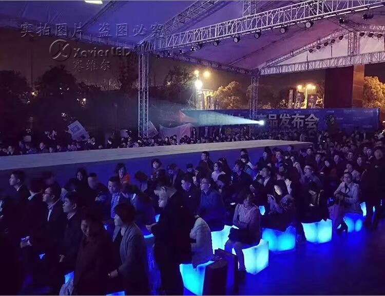 LED ánh sáng phân thanh vuông Đồ nội thất KTV bàn cà phê khối lập phương thanh phân phân ánh sáng trực tiếp vuông - Giải trí / Bar / KTV